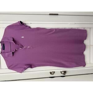 Polo Ralph Lauren 100% cotton Purple shirt dress size Large